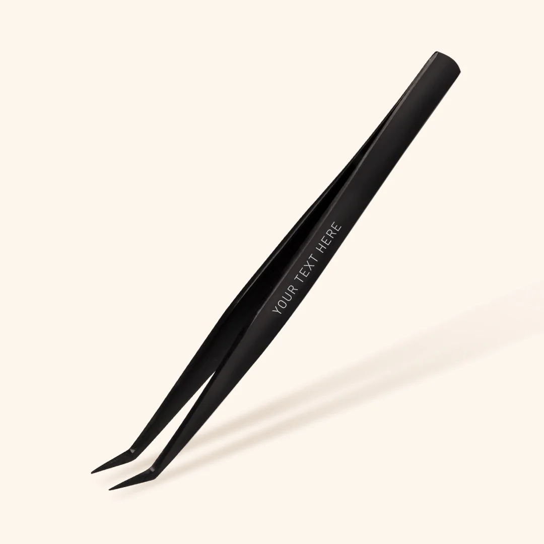 Volume Eyelash Extensions Tweezers With Engraving - Image 3