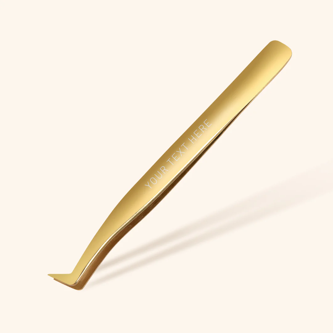 Volume Eyelash Extensions Tweezers With Engraving - Image 4