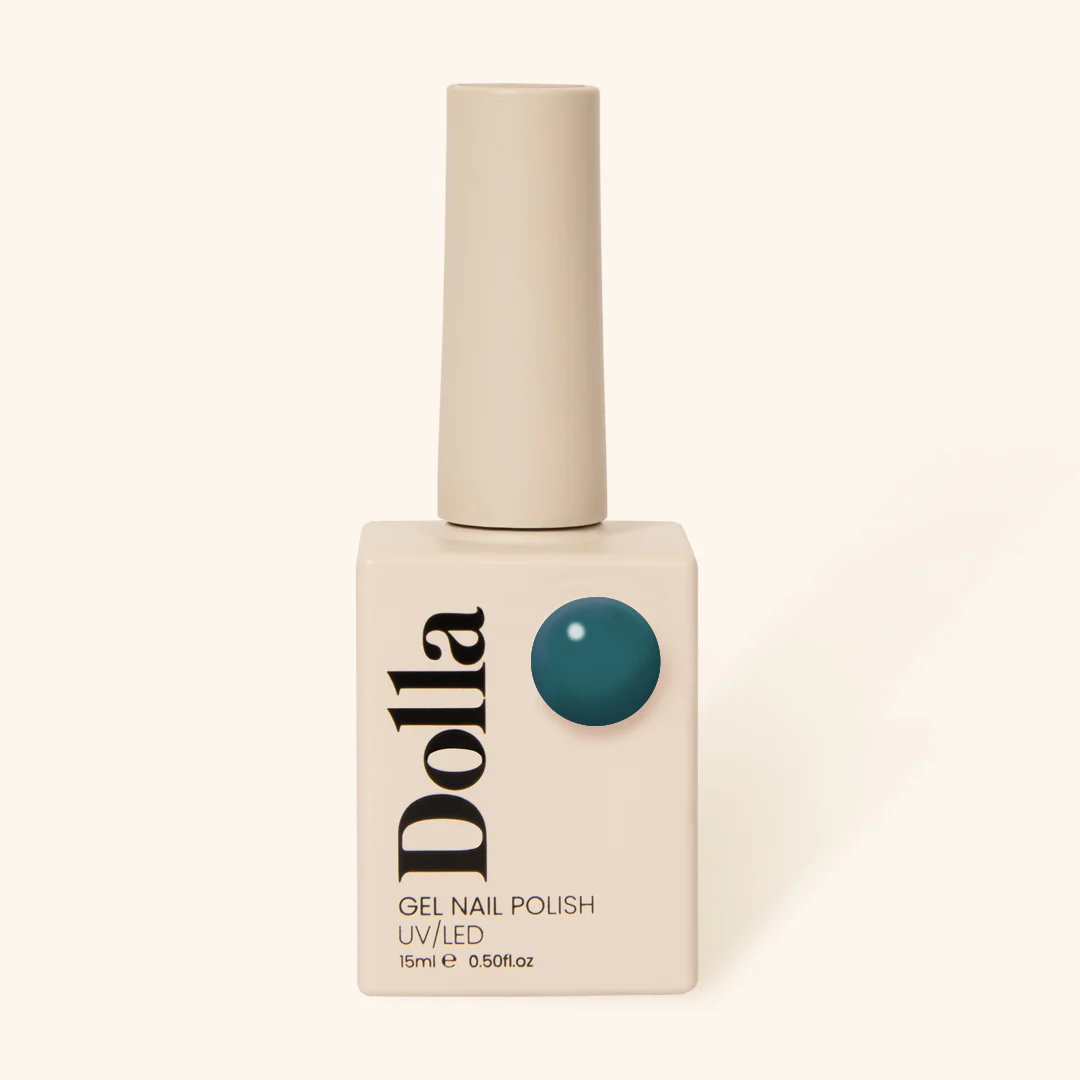 "Caribbean Sea" gel nail polish