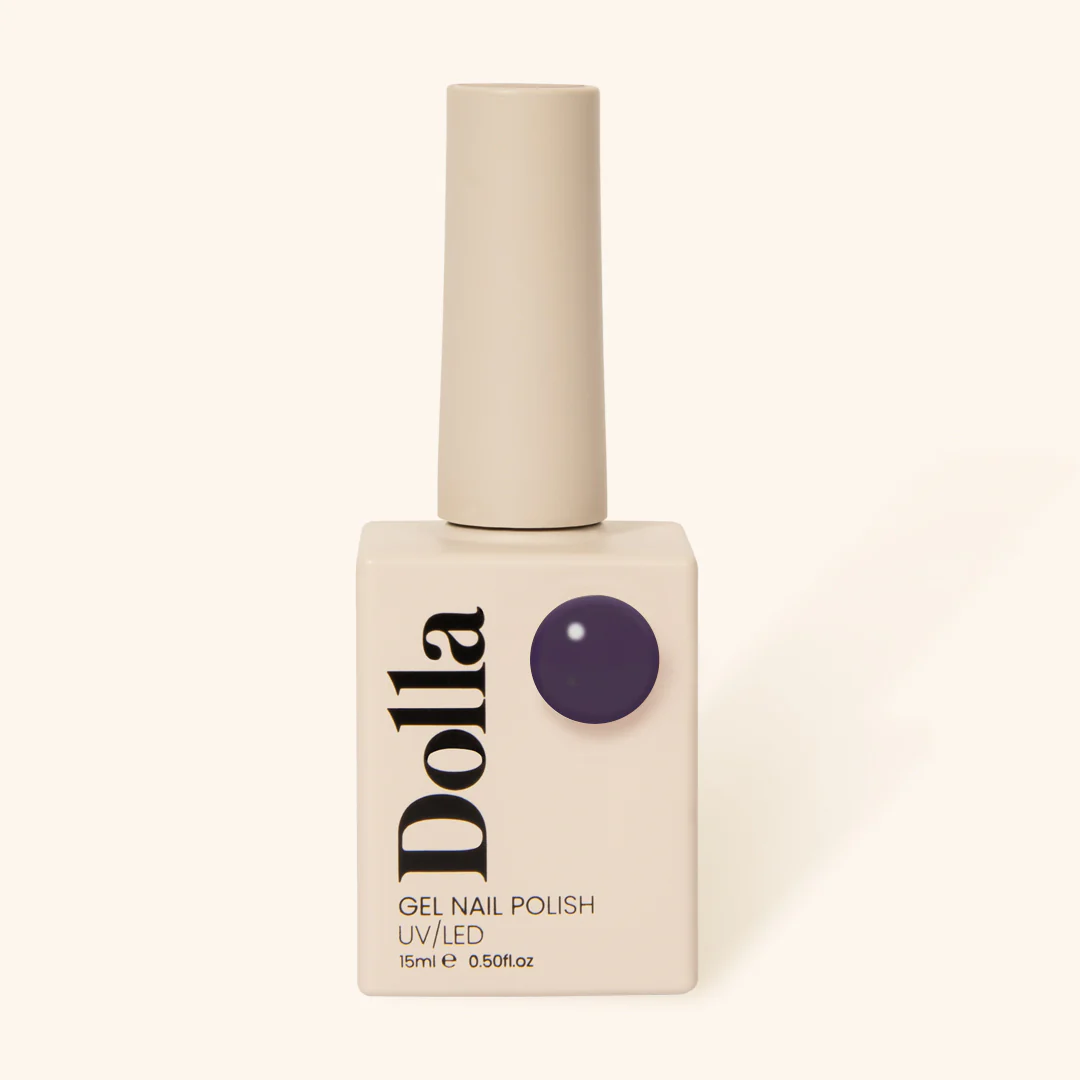 "Dark Night " gel nail polish (previous name - "Nice Plums")