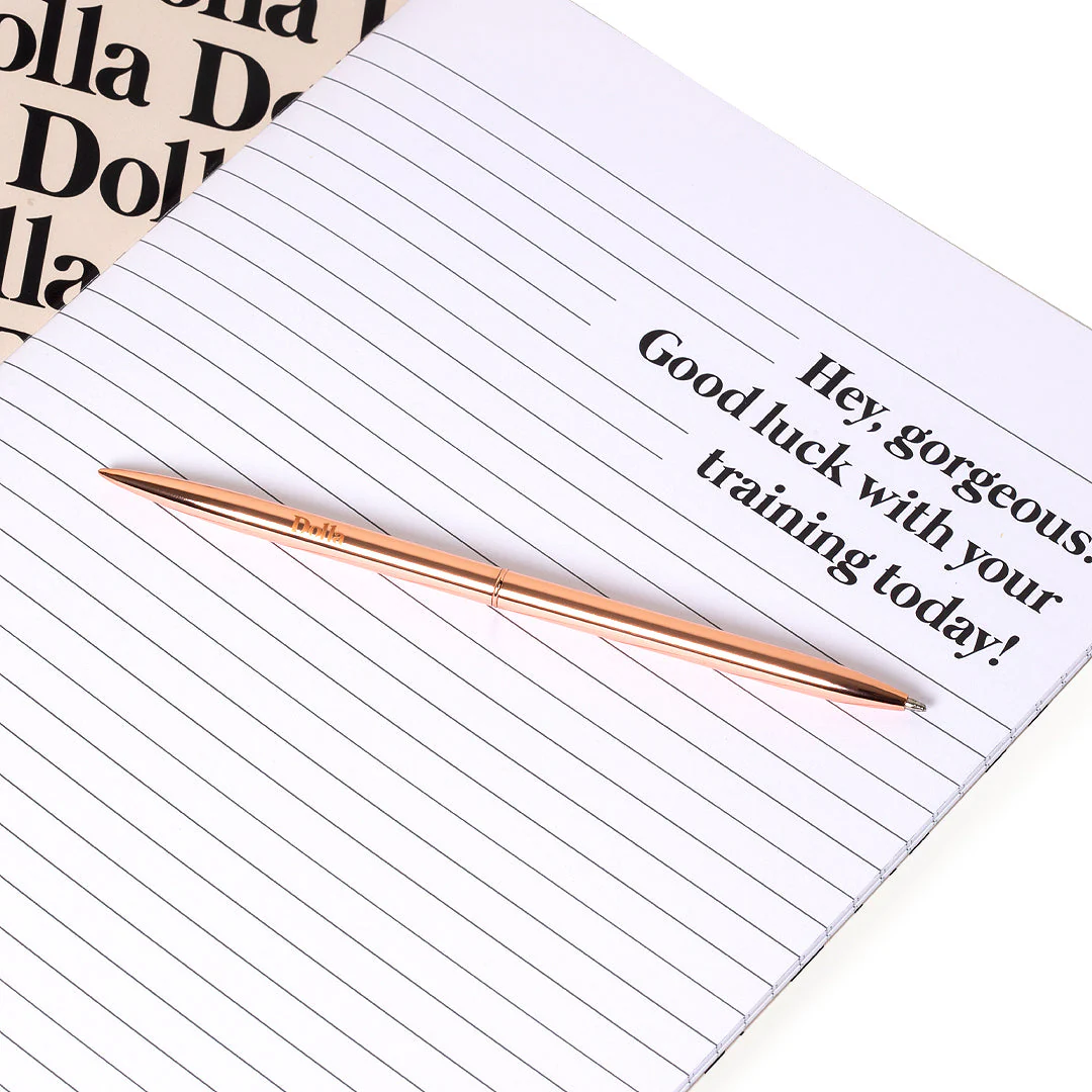 Dolla Rose Gold Ballpoint Pen - Image 3