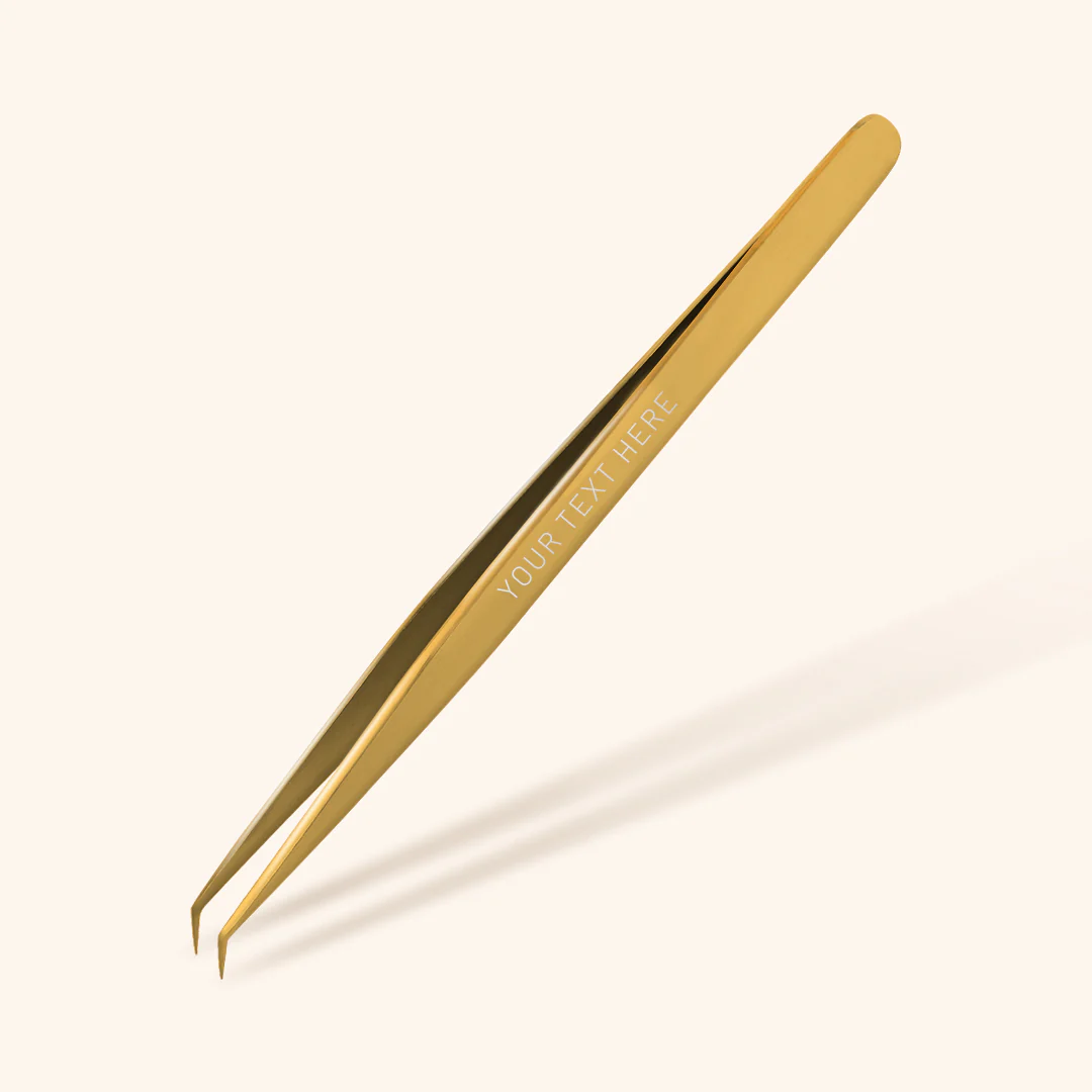 Isolation Eyelash Extensions Tweezers With Engraving - Image 4