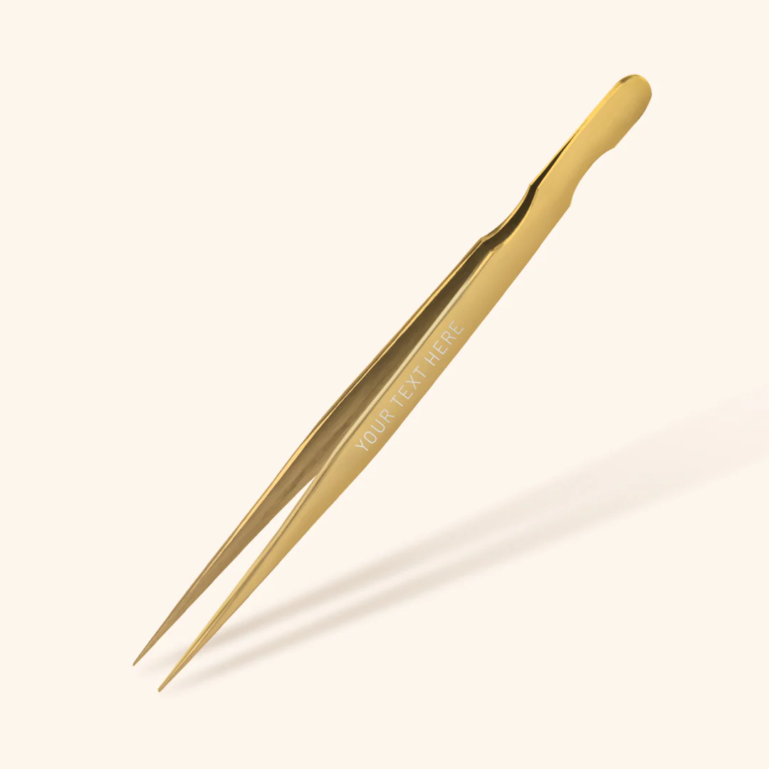 Isolation Eyelash Extensions Tweezers With Engraving - Image 6