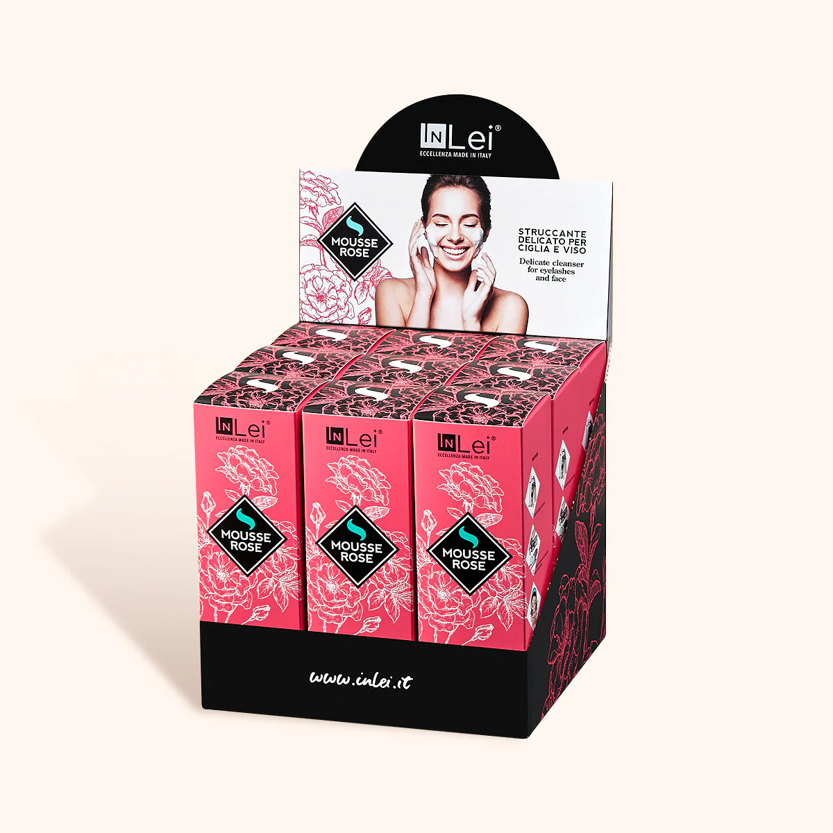 InLei® Delicate Lash & Brow Shampoo (Rose) - Image 3