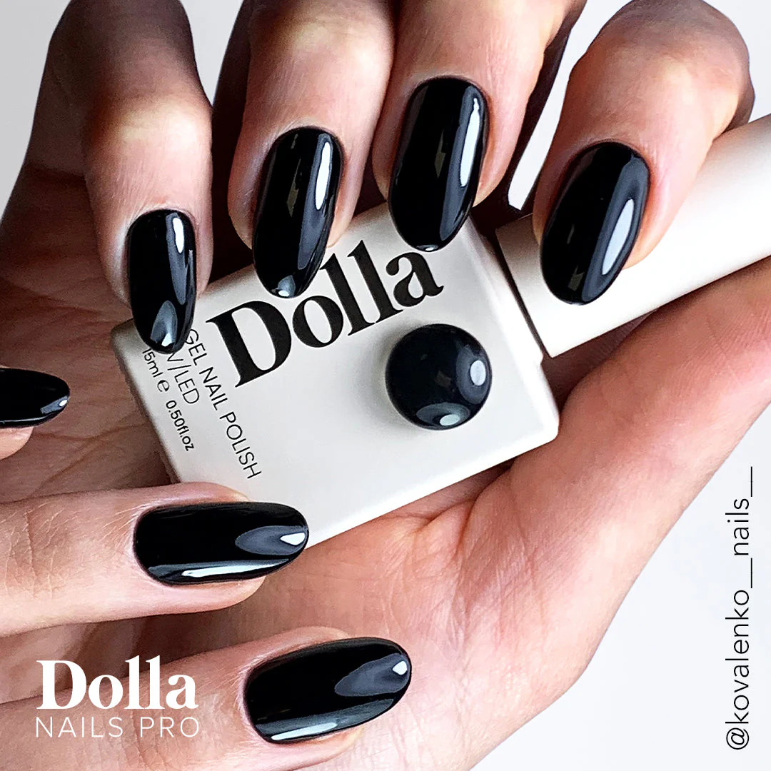 Black Gel Nail Polish 15ml - Image 2