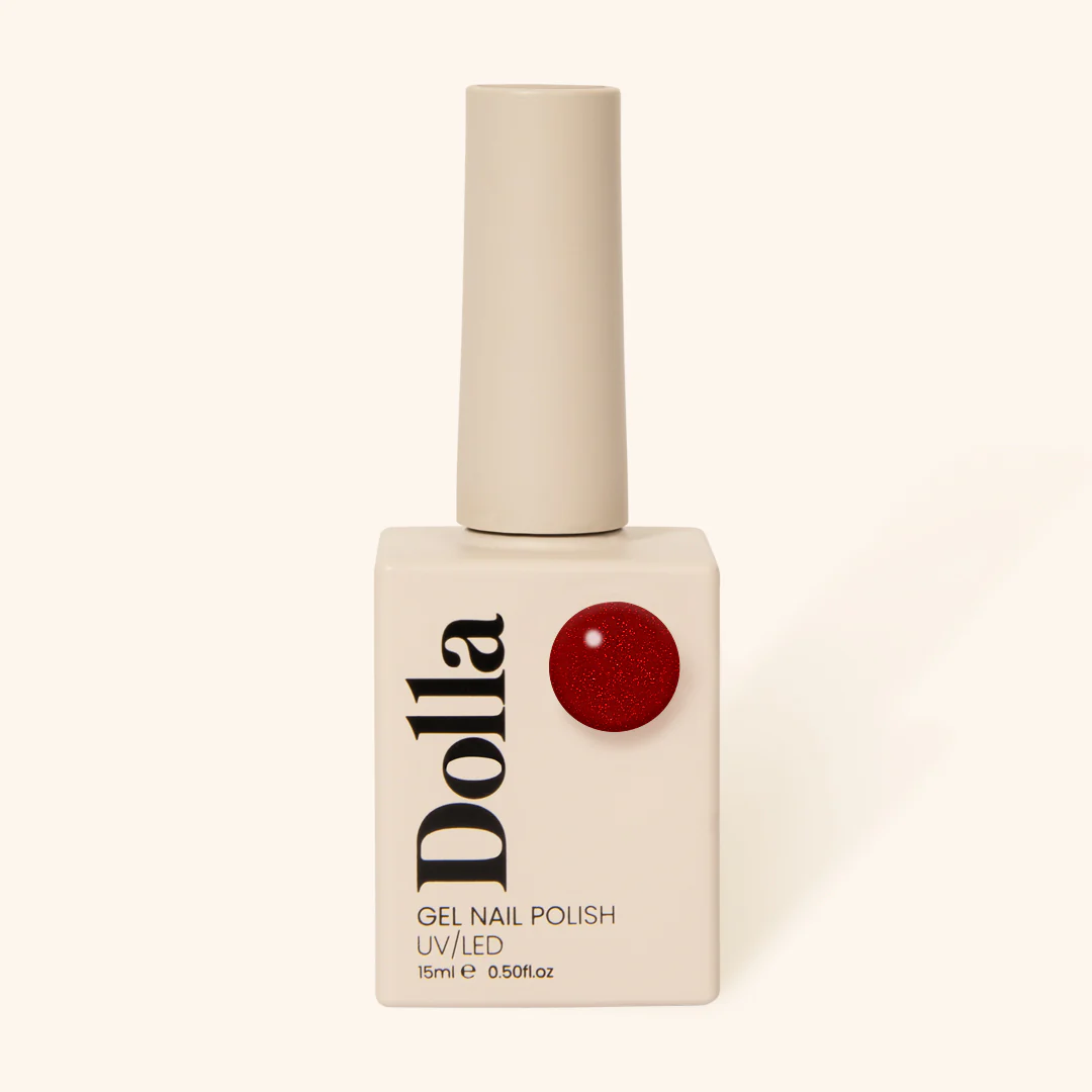 "Tempting" gel nail polish (previous name - "Come To Bed Red")