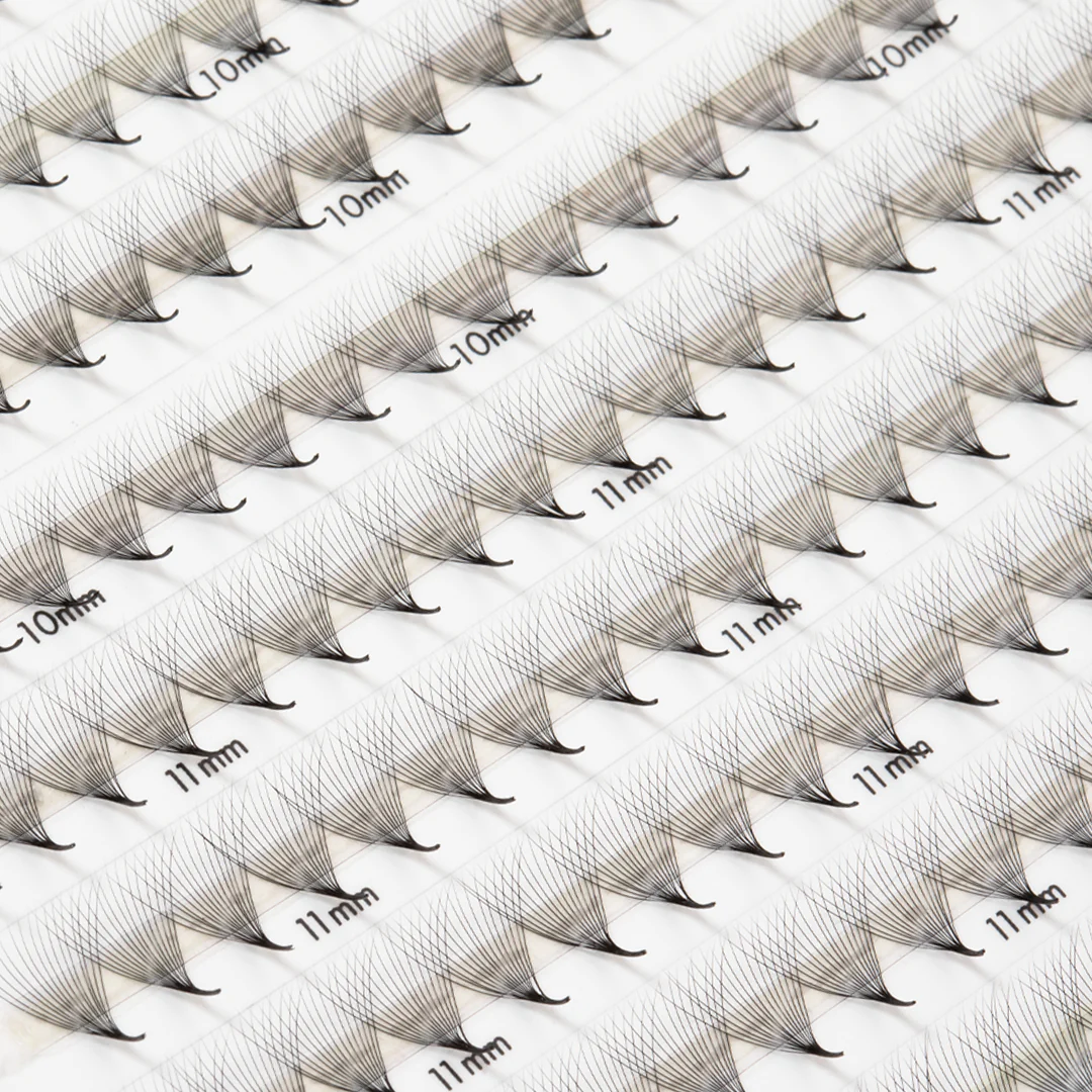 Narrow Premade/Promade Fans 16D 0.03 500 fans - Mixed Lengths