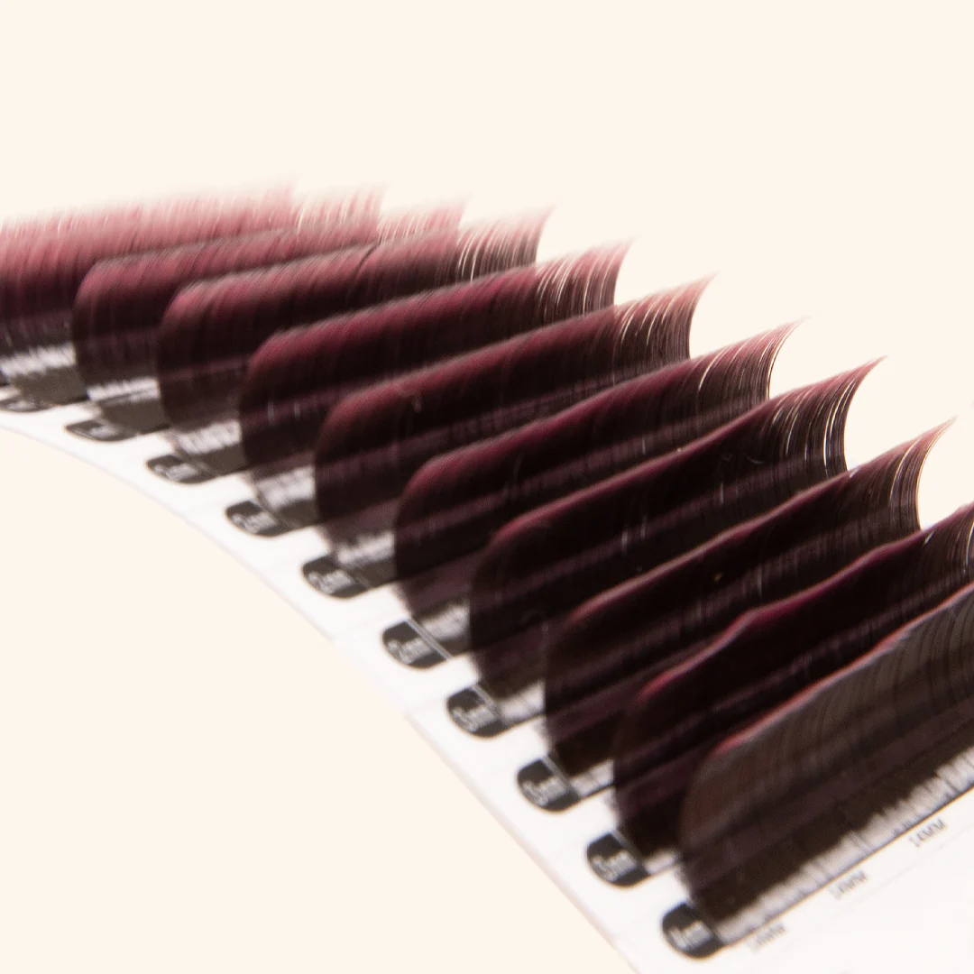 Pink Two-Tone Ombre Lashes 0.07 - Image 4