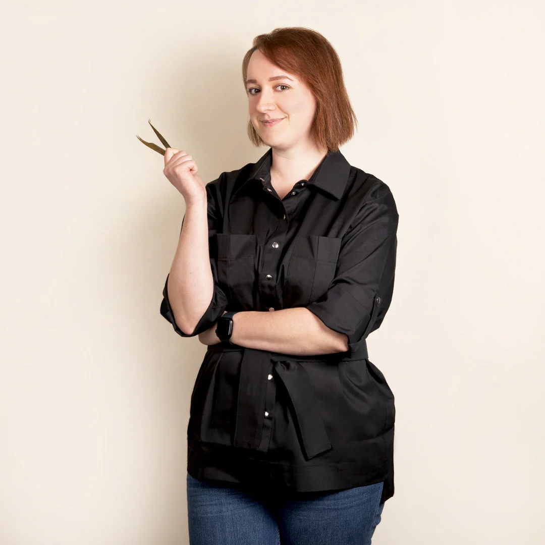 Shirt Style Tunic with Embroidery - Image 9