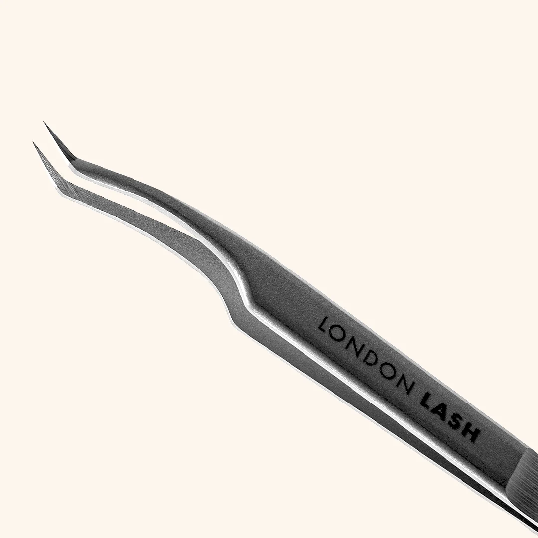 L-Shape Slim Volume Eyelash Extensions Tweezers - Image 2