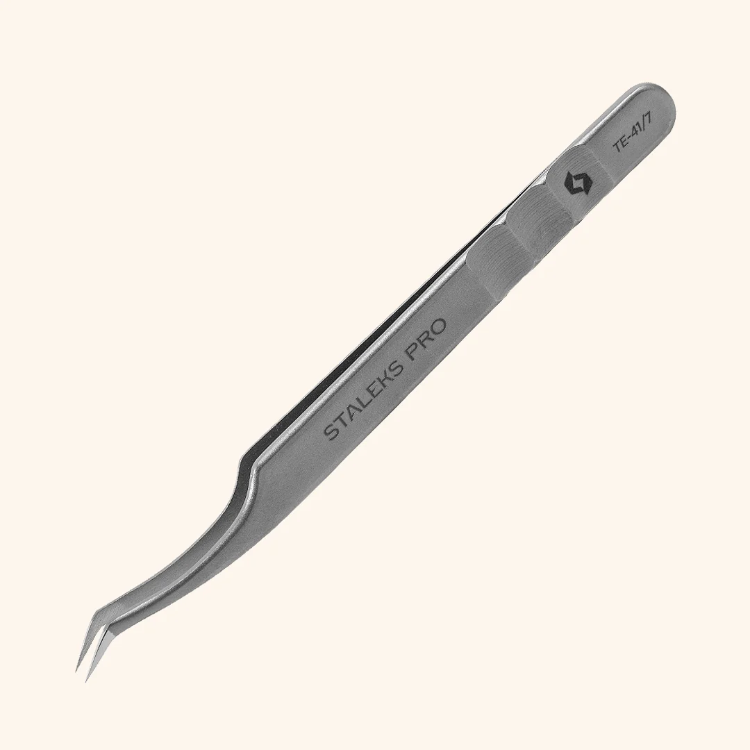 L-Shape Slim Volume Eyelash Extensions Tweezers - Image 4