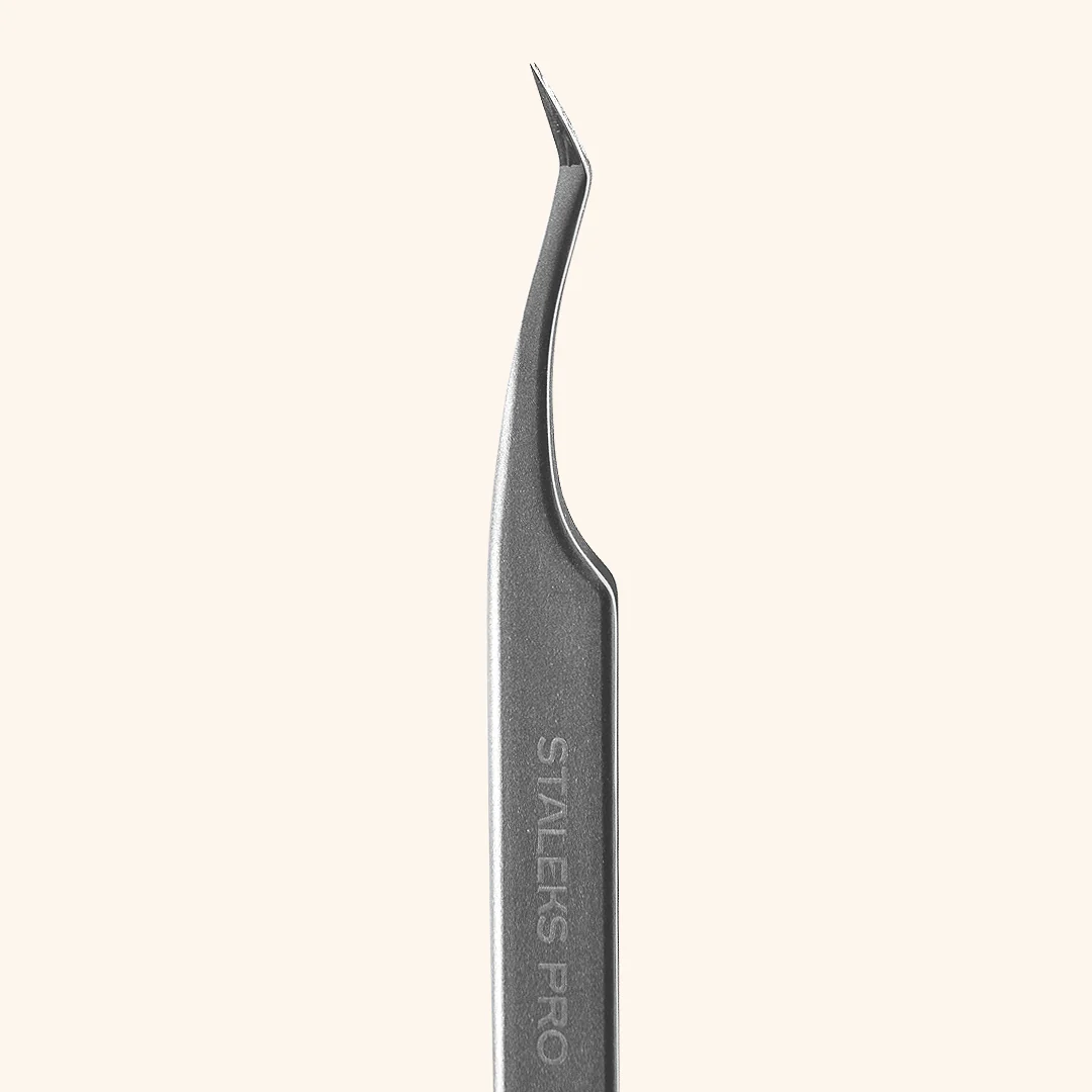L-Shape Slim Volume Eyelash Extensions Tweezers - Image 5