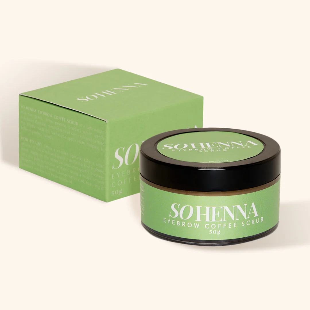 So Henna Eyebrow Coffee Scrub - Image 3
