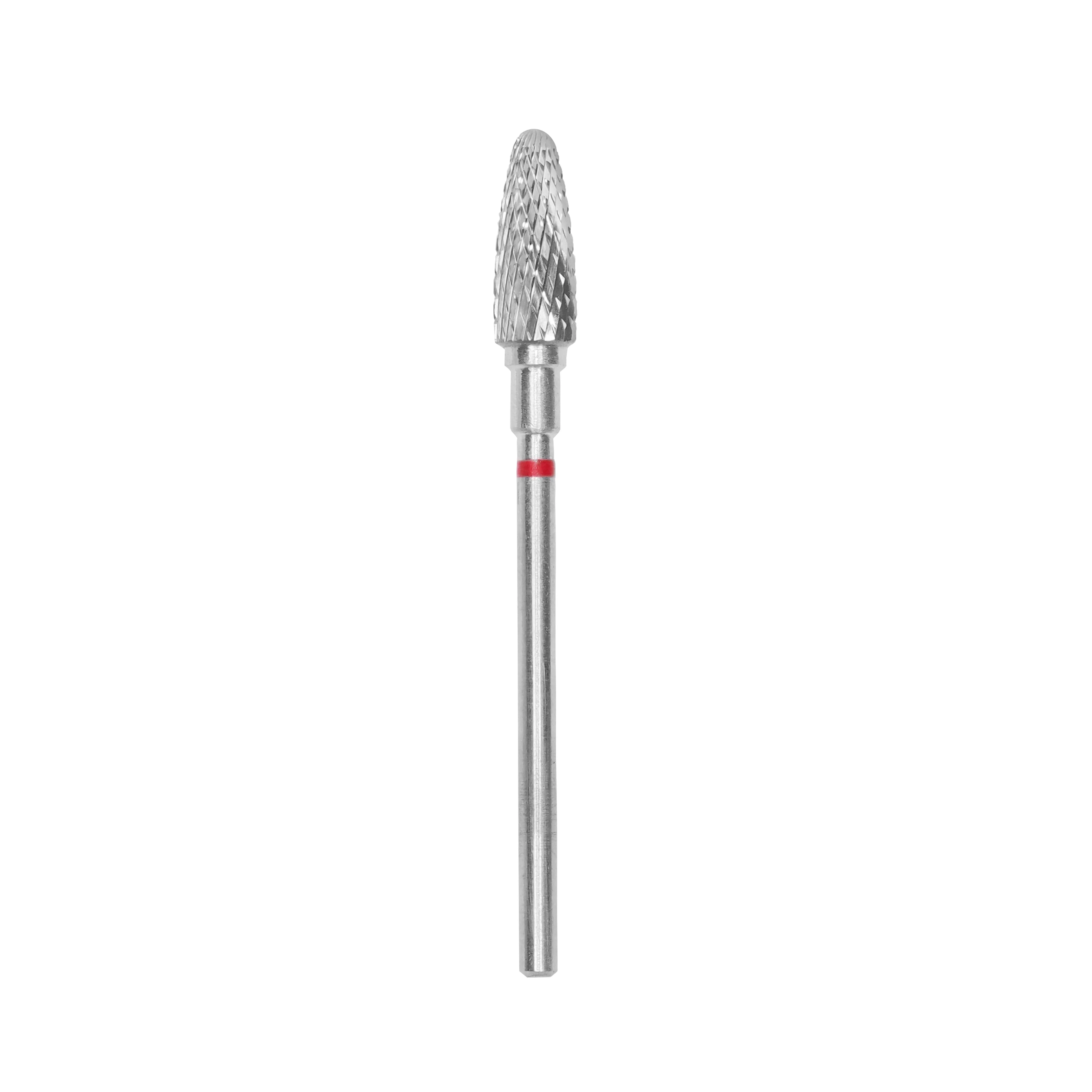 Staleks Pro Carbide "corn" Nail Drill Bit - Red/5mm