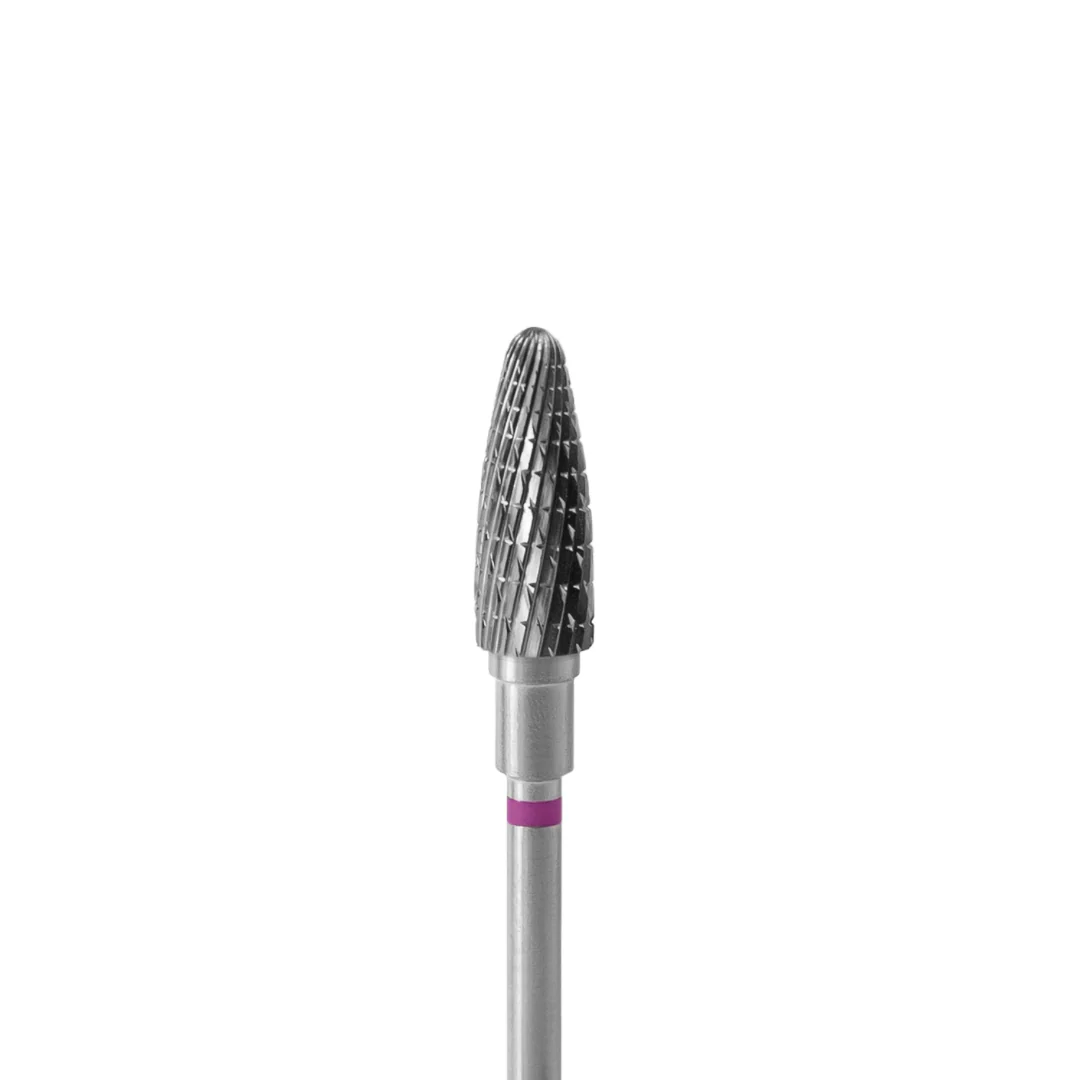 Staleks Pro Carbide "corn" Nail Drill Bit - Purple/5mm