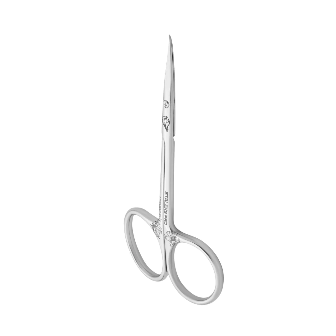 Staleks Pro Cuticle Scissors With Hook Exclusive 21 - Type 1 (Magnolia)