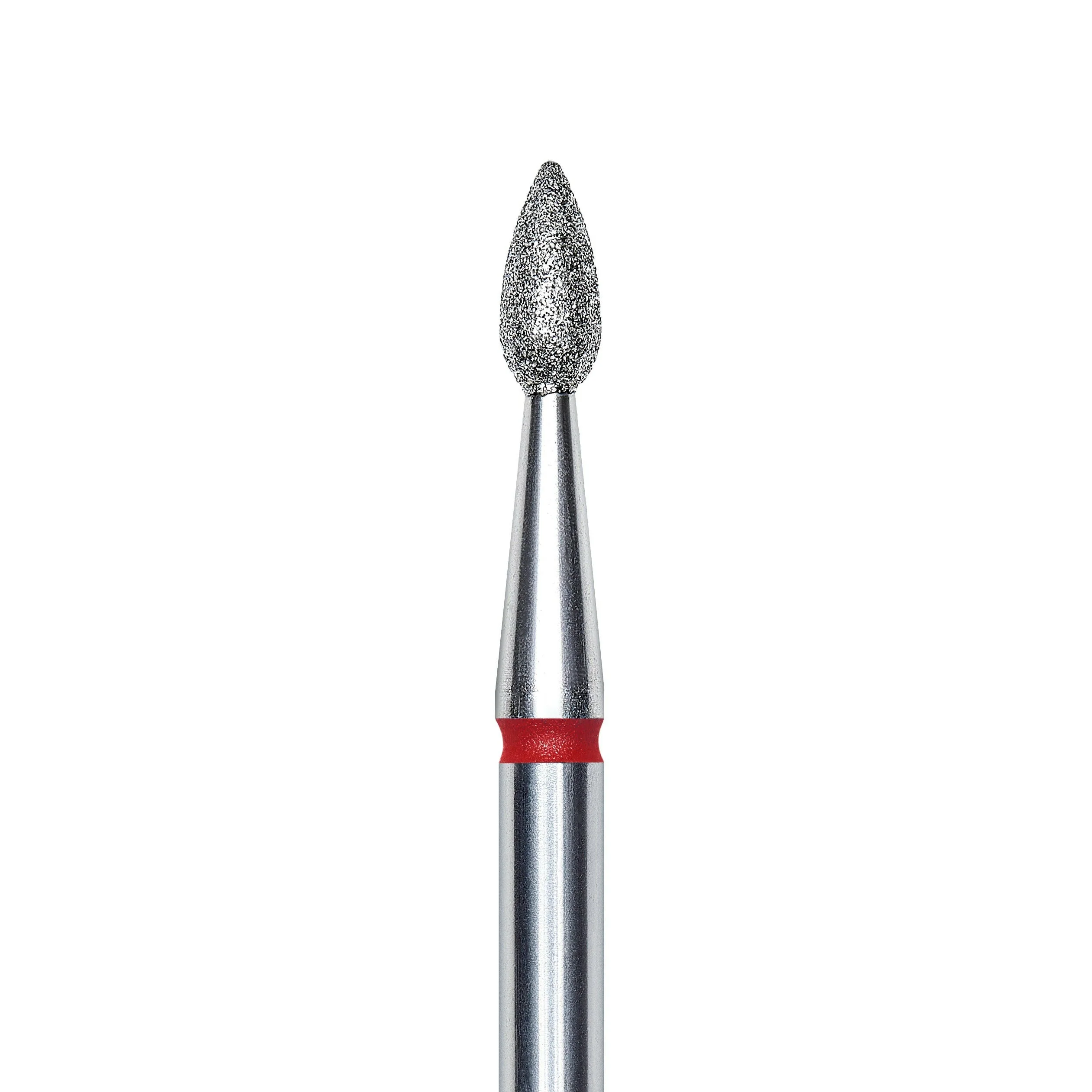 Staleks Pro Diamond "drop" Nail Drill Bit - Red/2.3mm