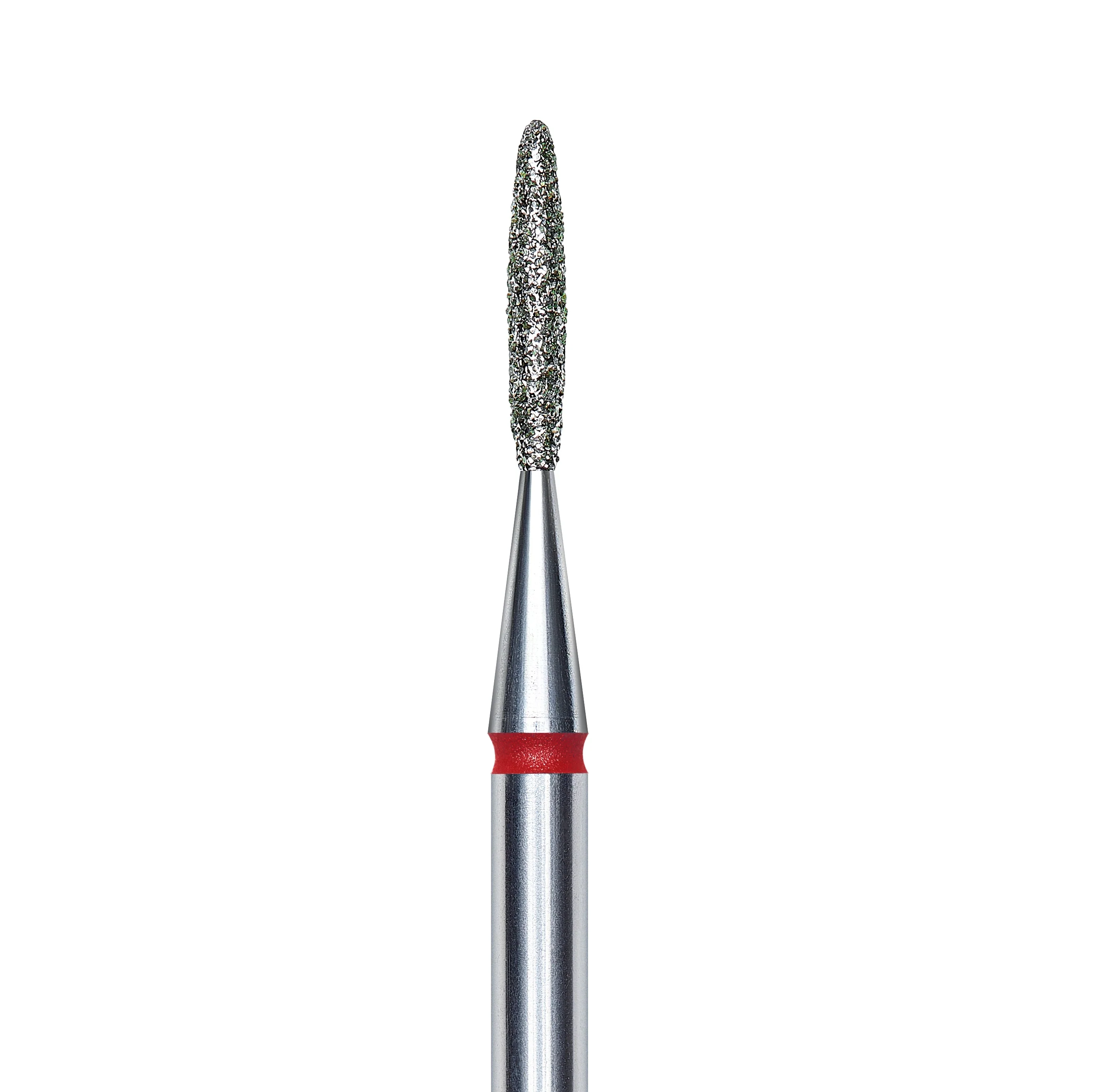 Staleks Pro Diamond "flame" Nail Drill Bit - Red/1.4mm