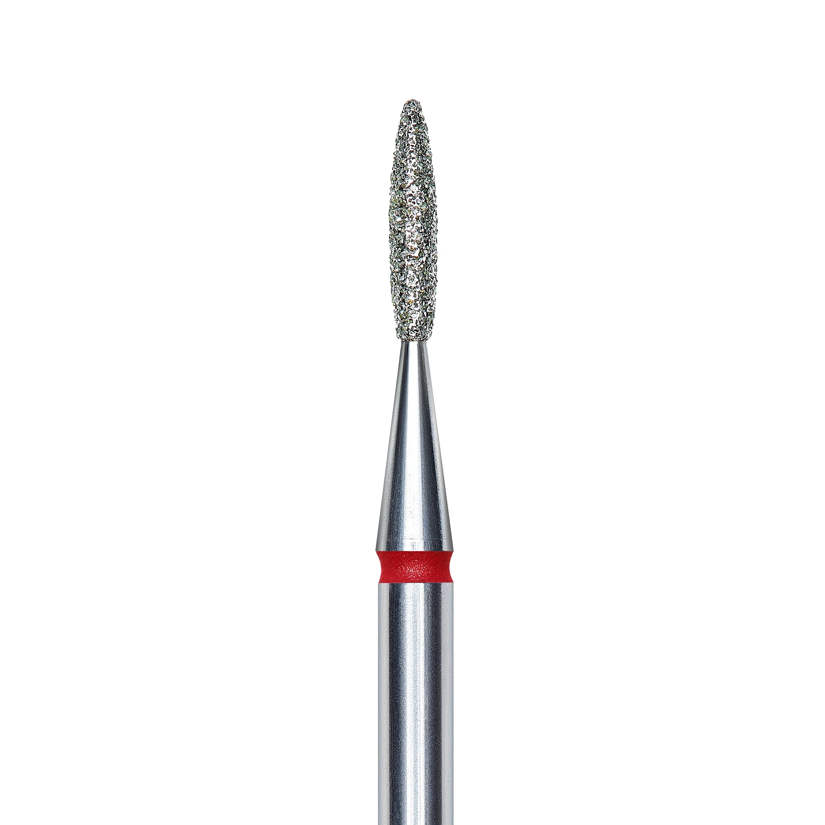 Staleks Pro Diamond "flame" Nail Drill Bit - Red/1.6mm
