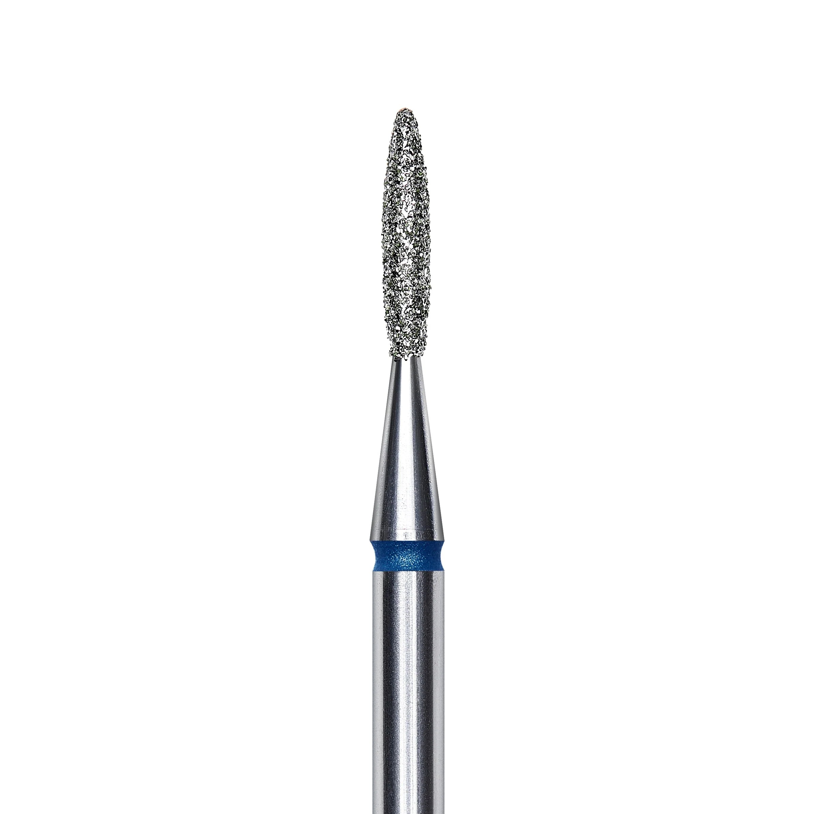 Staleks Pro Diamond Pointed "flame" Nail Drill Bit - Blue/1.6mm