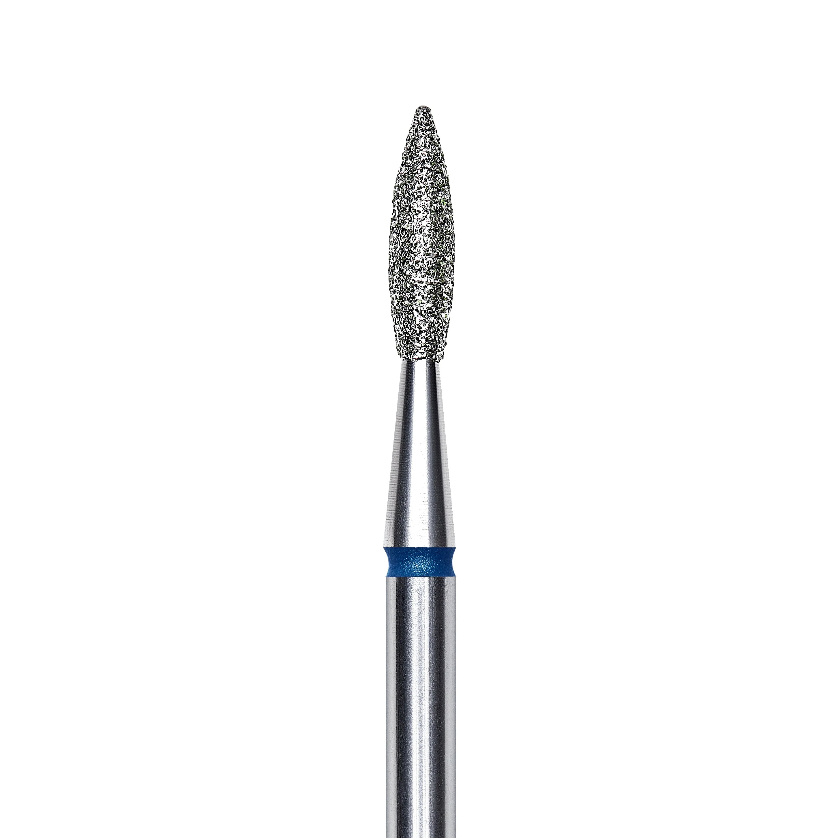 Staleks Pro Diamond Pointed "flame" Nail Drill Bit - Blue/2.1mm