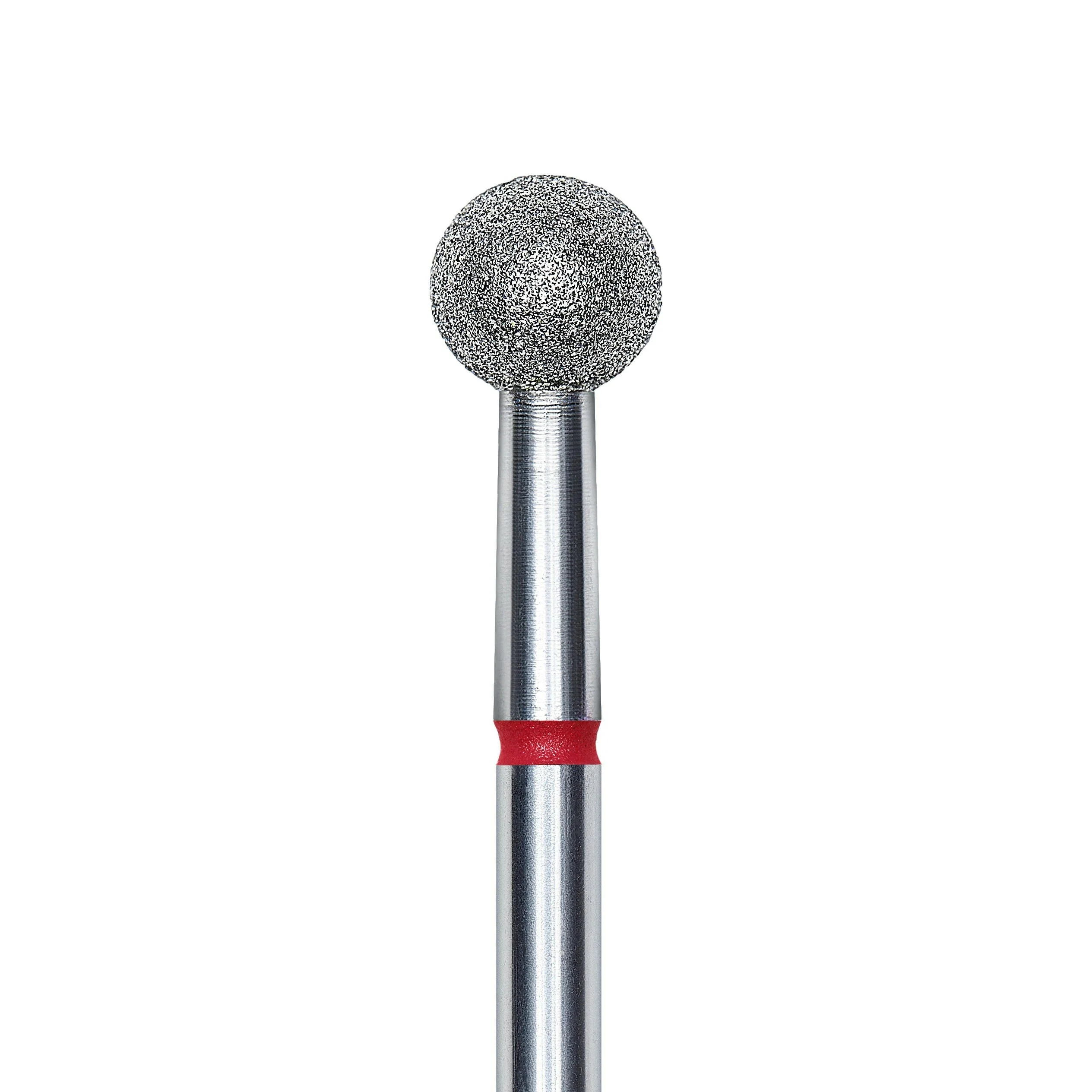 Staleks Pro Diamond "ball" Nail Drill Bit - Red/5mm