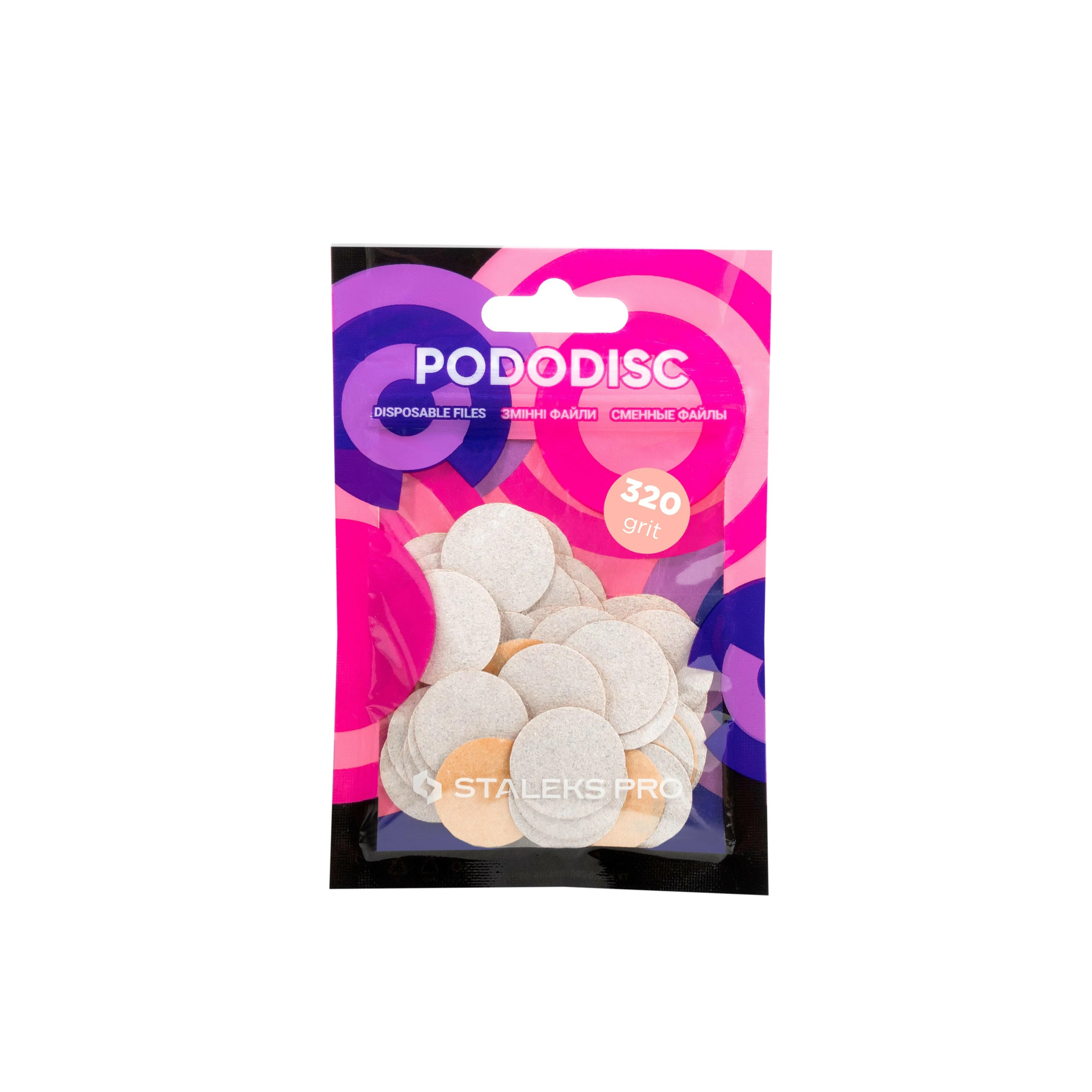 Staleks Pro Disposable Files For Pedicure Disc M - 20mm - Image 8