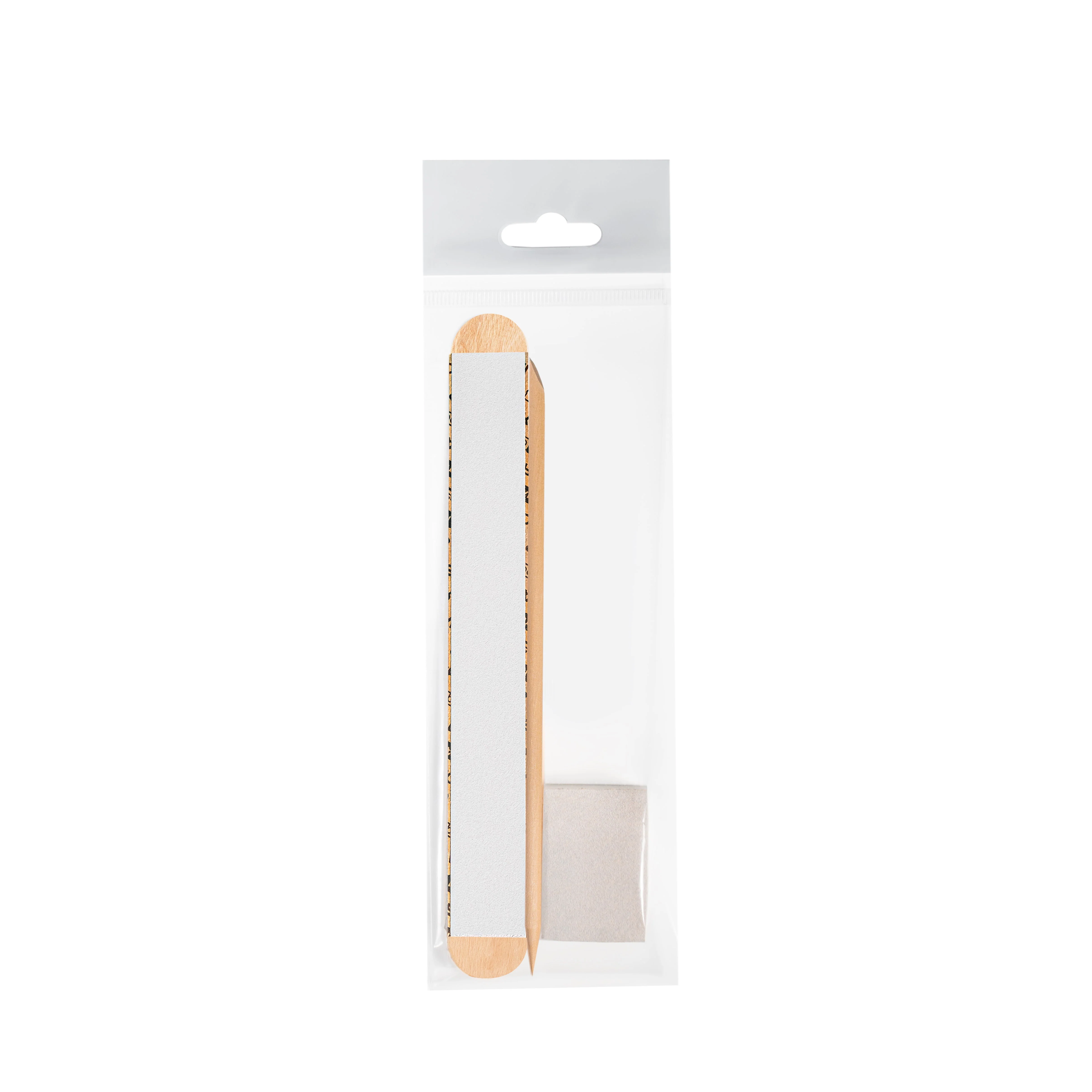 Staleks Pro Disposable Set (Wooden Base/Buff/Orange Stick) - Image 2
