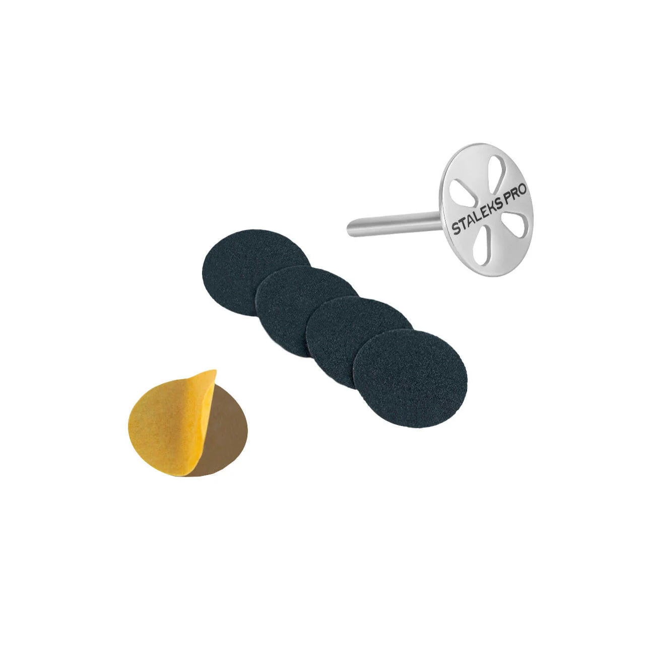 Staleks Pro Pododisc Pedicure Disc L & 5 x 180 Grit Disposable Files (25 mm)