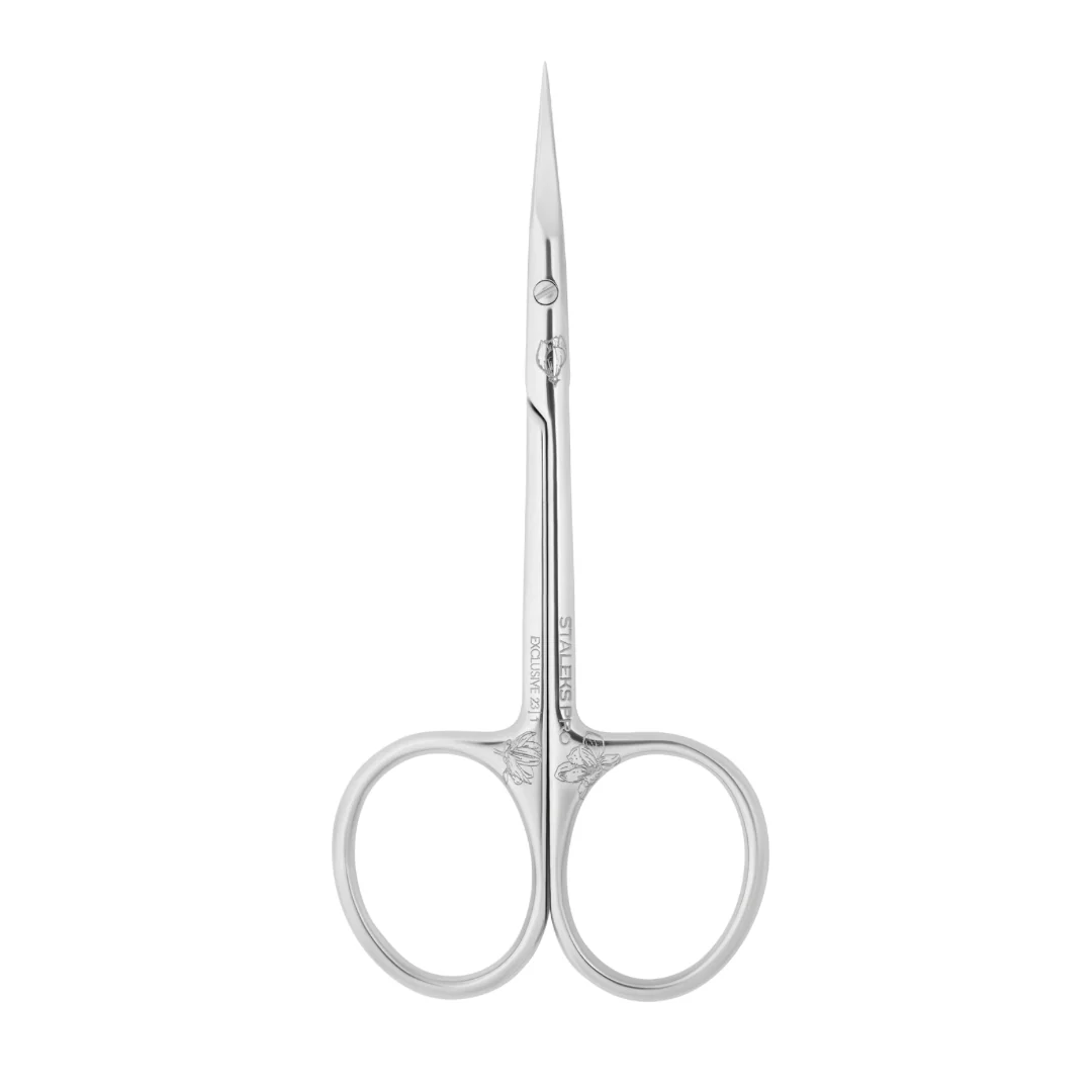 Staleks Pro Cuticle Scissors With Hook Exclusive 23 - Type 1 (Magnolia) - Image 3
