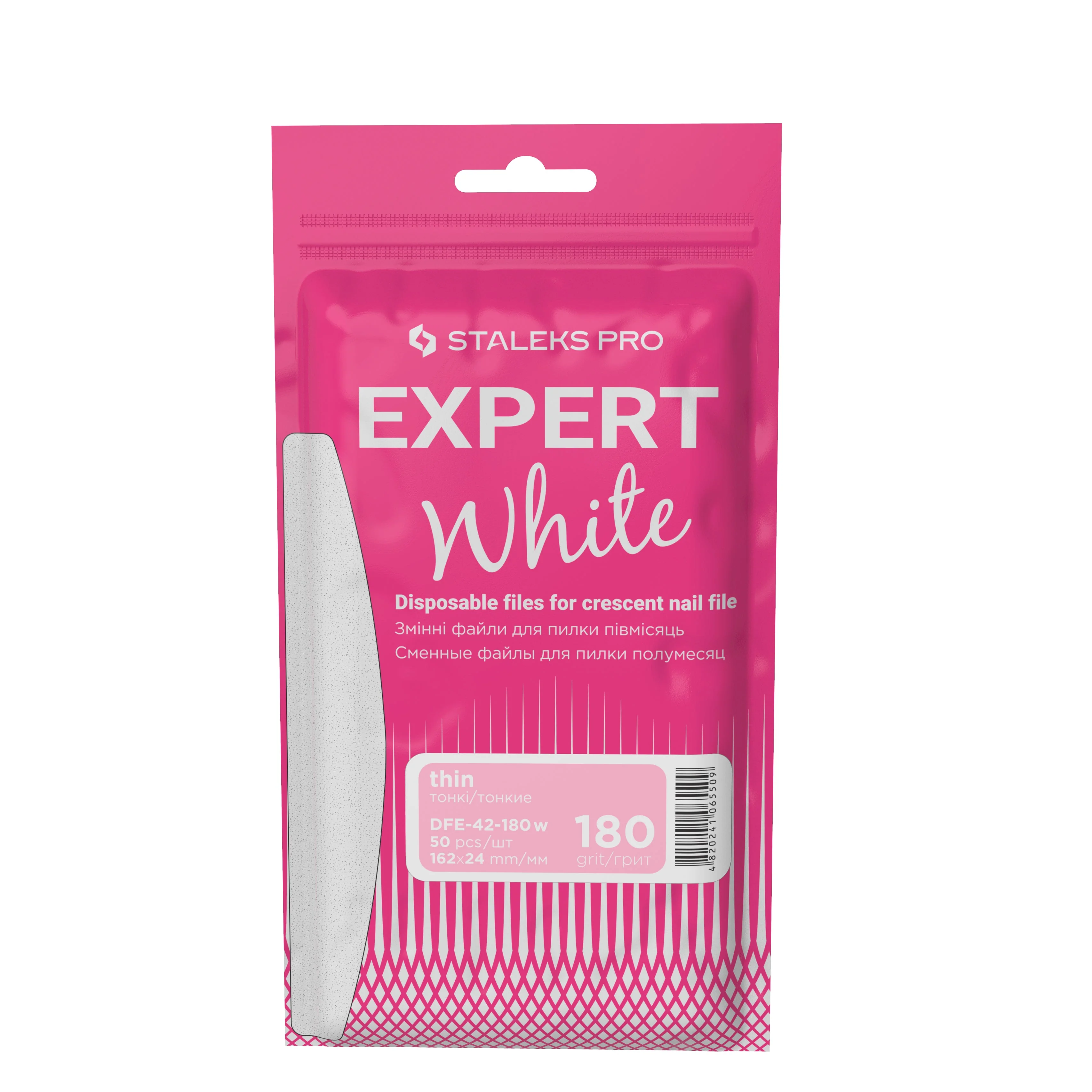 Staleks Pro Thin Disposable Files For Crescent Nail File - Expert 42 - Image 2