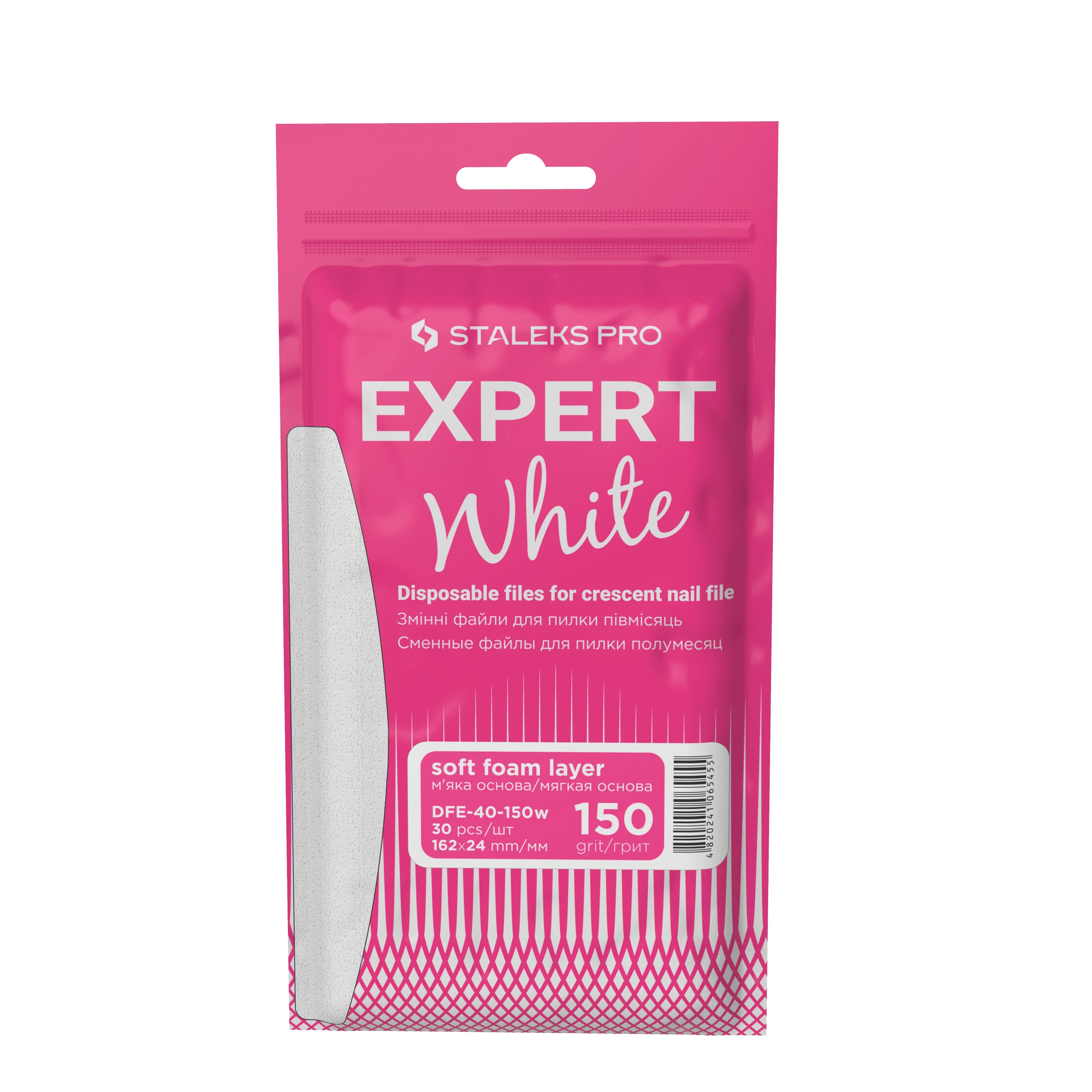 Staleks Pro Disposable Files For Crescent Nail File (soft base) - Expert 40 - Image 2