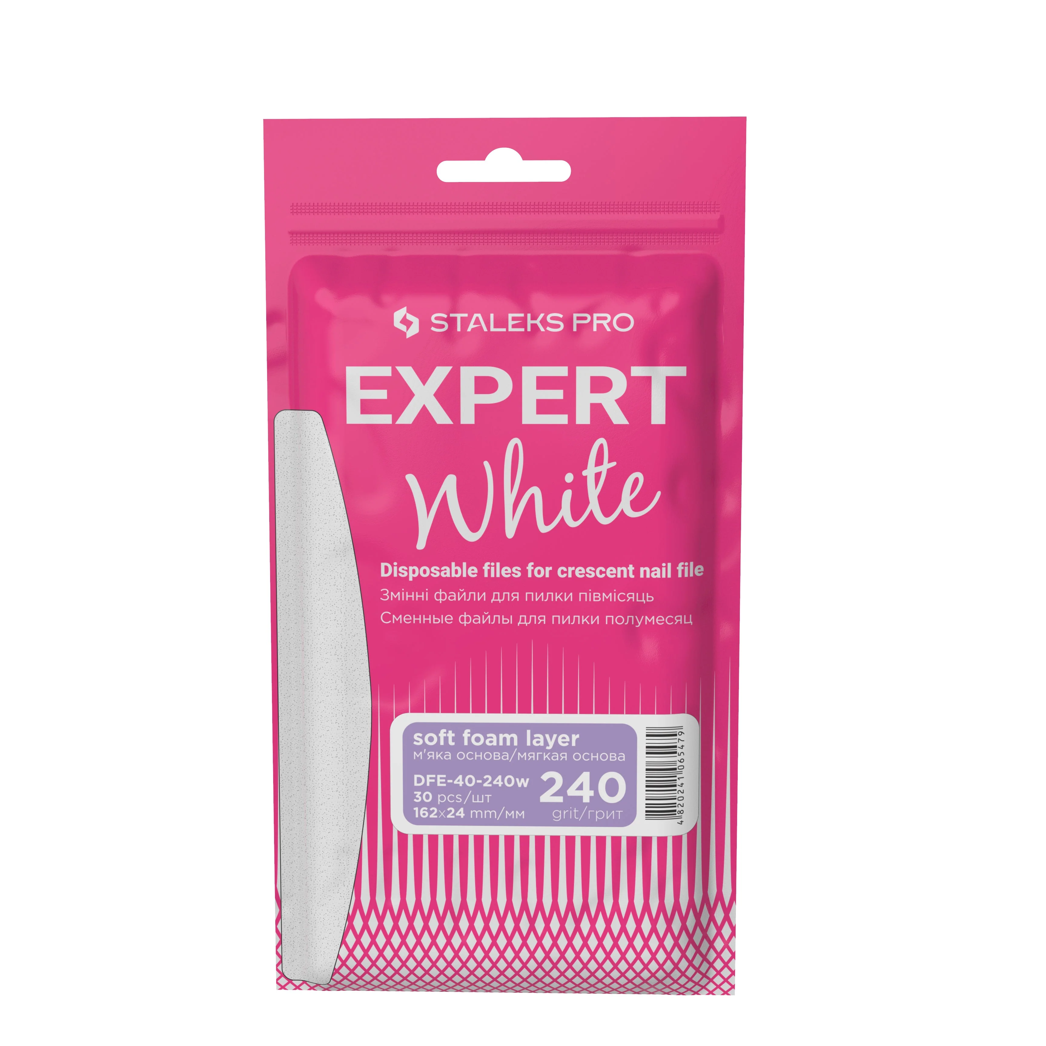 Staleks Pro Disposable Files For Crescent Nail File (soft base) - Expert 40 - Image 4