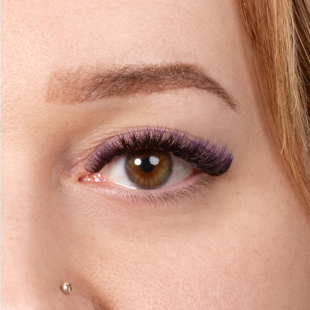 Blue Two-Tone Ombre Lashes 0.07 - Image 8